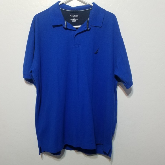 Nautica Other - Men's Nautica blue performance deck polo shirt xl